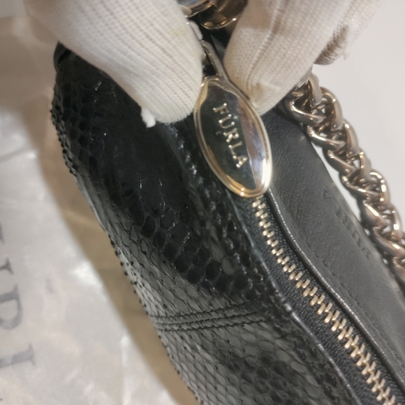 Furla Hand/Shoulder Bag black Genuine Leather - Picture 4 of 8